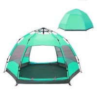 CQ Hexagonal Double-Layer Camping Canopy