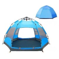 CQ Hexagonal Double-Layer Camping Canopy