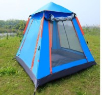 CQ Four Sided Large Window T Door Camping Canopy