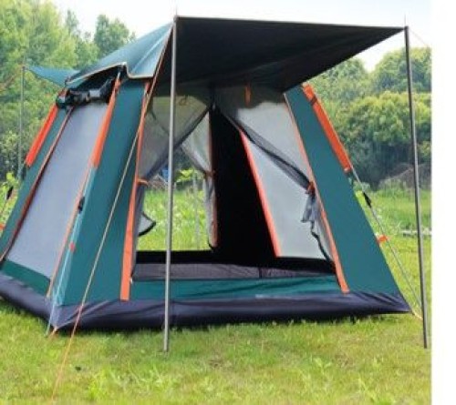 CQ Four Sided Large Window T Door Camping Canopy