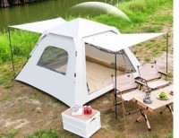 CQ Four Sided Small Window Round Door Camping Canopy